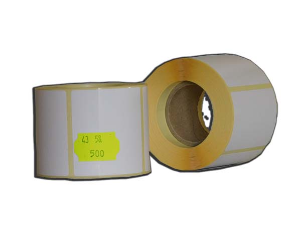 Etikett címke termó 58x43 mm * 600db / tekercs nettó ár